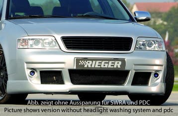 Rieger voorbumper S6-Look | A6 (4B): 07.01- (vanaf Facelift), Verzenden