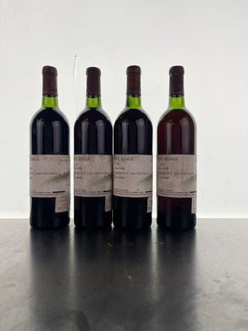 1985 Pine Ridge - Napa Valley - 4 Flessen (0.75 liter), Nieuw