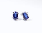 Kyanite 2 boucles doreilles à clip / neuves- 1.16 g - (2)