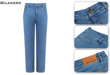2dekans | Milanoro - Stijlvolle jeansbroek voor heren -, Ophalen of Verzenden, Nieuw