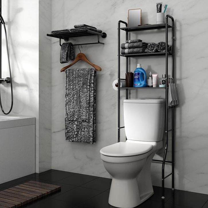 Alora WC Opbergrek Tracy - Stellingkast Metaal - Opbergrek, Jardin & Terrasse, Outils à main