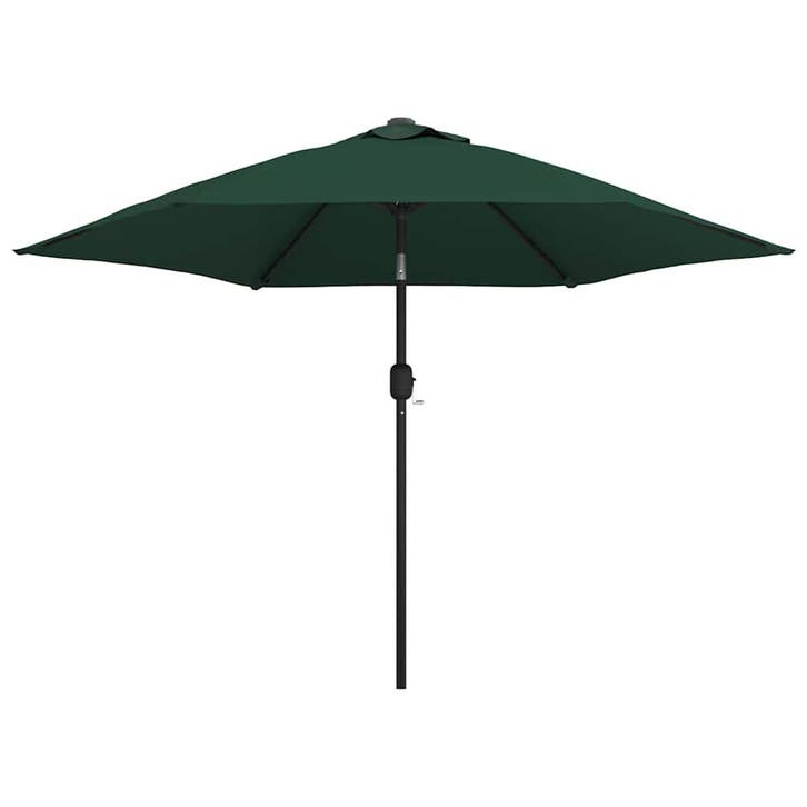 vidaXL Parasol met stalen paal 3 m groen, Jardin & Terrasse, Parasols, Envoi