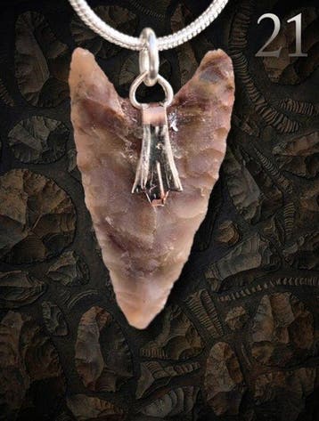 Musteriense Vuursteen Arrowhead (Zonder minimumprijs)