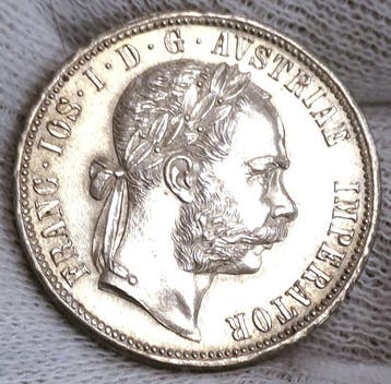 Oostenrijk. Franz Joseph I. 1 Florin (Gulden) 1878 (Zonder