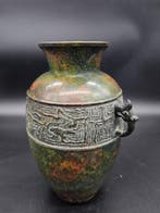 Eenbloemige vaas - Brons - Japan (Zonder minimumprijs), Antiek en Kunst
