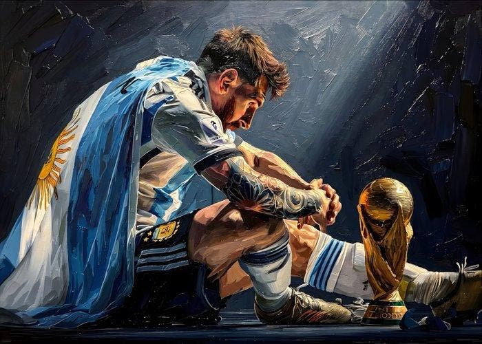 AT9 - [Canvas XL] Lionel Messi - Dreams Come True, Collections, Collections Autre