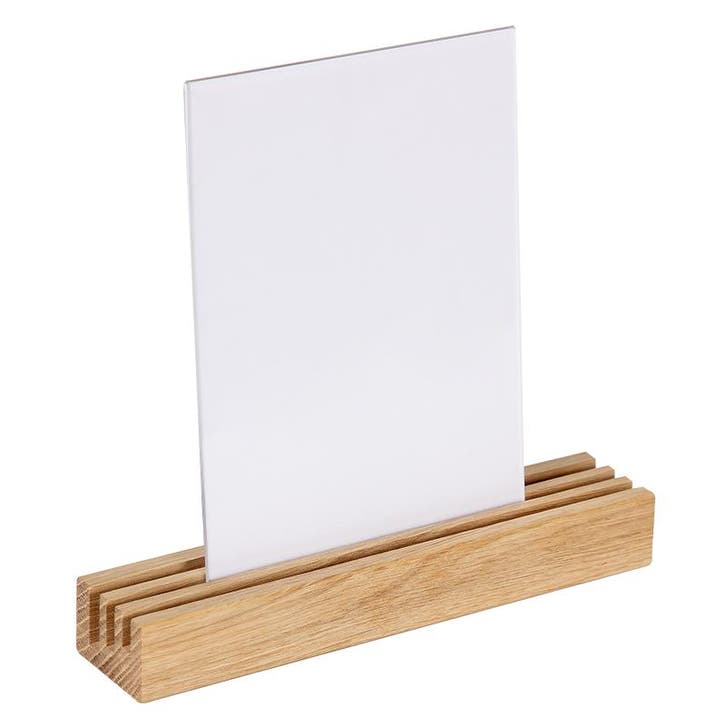 GROOVE - Small Eikenhout met Acrylaat A5, Zakelijke goederen, Horeca | Meubilair en Inrichting, Verzenden