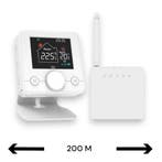 Smart WiFi Opbouw Thermostaat | Draaiknop Bediening | Draadl, Verzenden