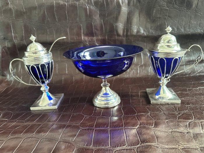 Tafelmiddenstuk (3) - .835 zilver, Antiquités & Art, Antiquités | Argent & Or