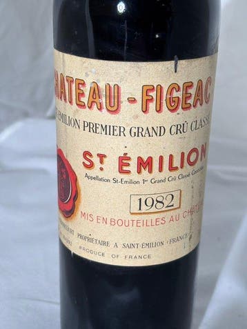 1982 Chateau Figeac - Saint-Émilion 1er Grand Cru Classé - 1