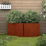 vidaXL Plantenbakken 2 st 49x47x46 cm cortenstaal, Verzenden, Nieuw