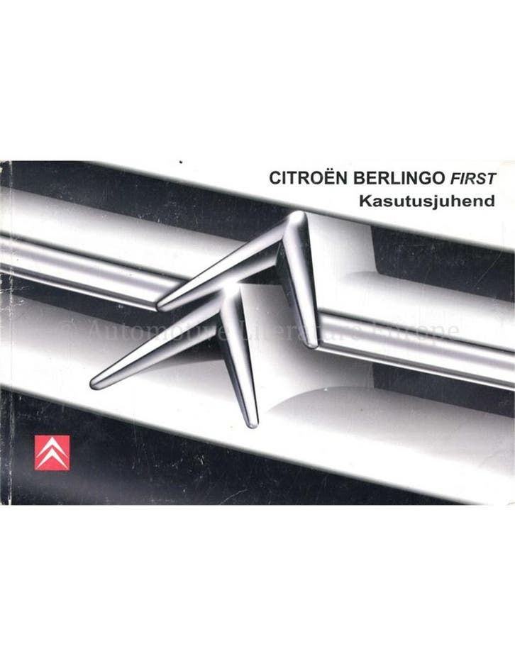 2008 CITROEN BERLINGO INSTRUCTIEBOEKJE ESTLAND, Autos : Divers, Modes d'emploi & Notices d'utilisation