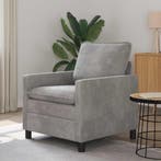 vidaXL bank / zetel Lichtgrijs 76 x 81 x 87,5 cm Fluweel, Verzenden, Nieuw