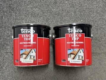 Veiling - 2x Tenco Top Houtbescherminng Dekkend Middengroen