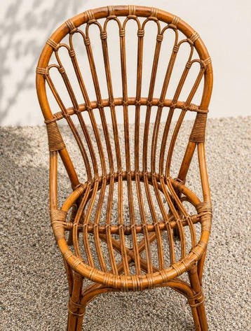 Chaise - Rotin - Vintage bohème