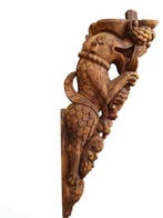 Zeldzame Console Architecturale Gaja Yazhi - 71cm - Teak -