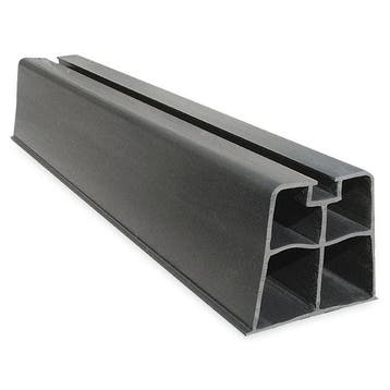 Kunststof opstelprofiel 1000x110x90mm (zwart, 2 stuks), Bricolage & Construction, Verzenden