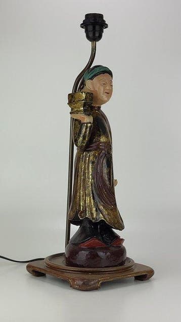Large wooden Figure - Hout - China - Qing Dynastie