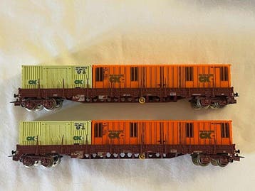 Jouef H0 - Modeltrein goederenwagon (13) - Samenstelling van