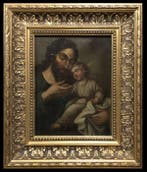 Spanish Viceregal School (XVIII) - Saint Joseph with the