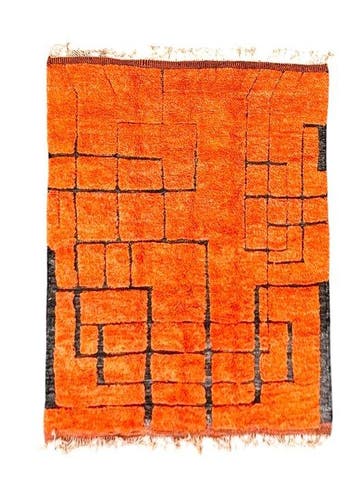 Sculpturale Oranje Beni M’rirt – Hedendaags Marokkaans, Nieuw
