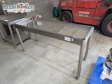 RVS tafel zonder blad, Ophalen of Verzenden, Zo goed als nieuw
