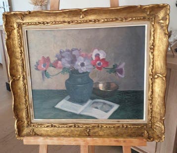Charles Husslein (1894 - 1971) - Bouquet de fleurs