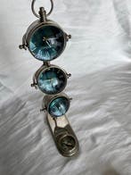 Maritieme objecten - Vintage kompas en wereldtijdhorloges, Antiek en Kunst