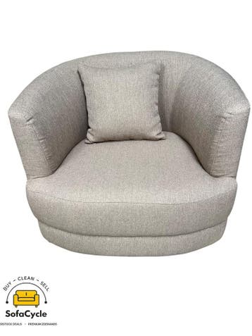 Draaifauteuil beige, 360° draaibaar – nieuw, Verzenden, Nieuw