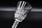 French Art Nouveau Faceted Crystal Glass Decanter Set (7)