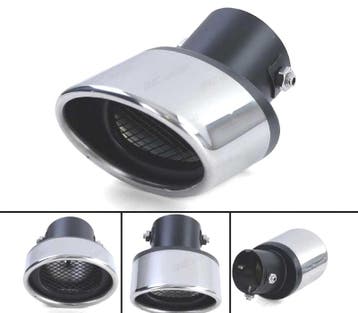EMBOUT DÉCHAPPEMENT ACIER INOXYDABLE OVALE INCLINÉ, Autos : Pièces & Accessoires, Verzenden