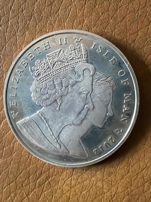 Isle of Man. 1 Crown 2012- Olympia- Pferdesport - 28,28g, Postzegels en Munten, Munten | Europa | Niet-Euromunten