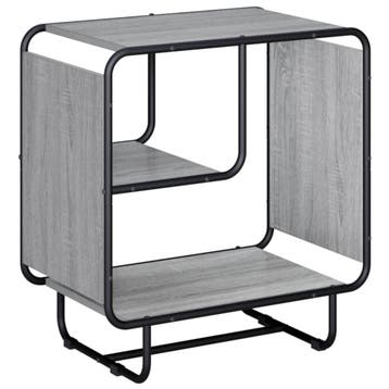 vidaXL Dressoir Grijs Sonoma 60 x 37.5 x 64.5 cm Bewerkt, Verzenden, Nieuw