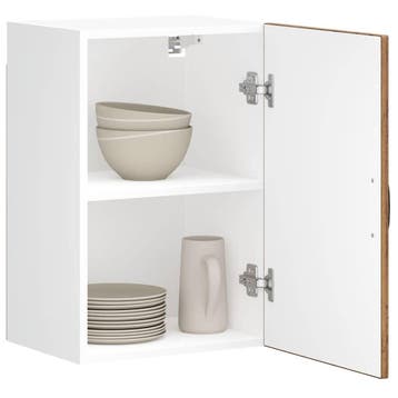vidaXL Keukenbovenkast Lucca bewerkt hout oud houtkleurig, Verzenden