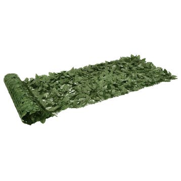 vidaXL Balkonscherm met donkergroene bladeren 200x75 cm, Verzenden
