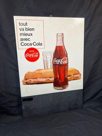 Coca-Cola - Reclamebord - blik