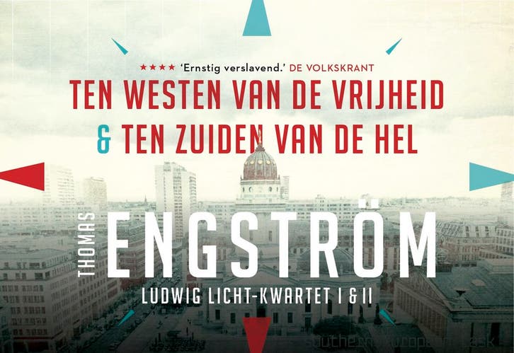 Ten westen van de vrijheid + Ten zuiden van de hel / Ludwig, Boeken, Thrillers, Gelezen, Verzenden