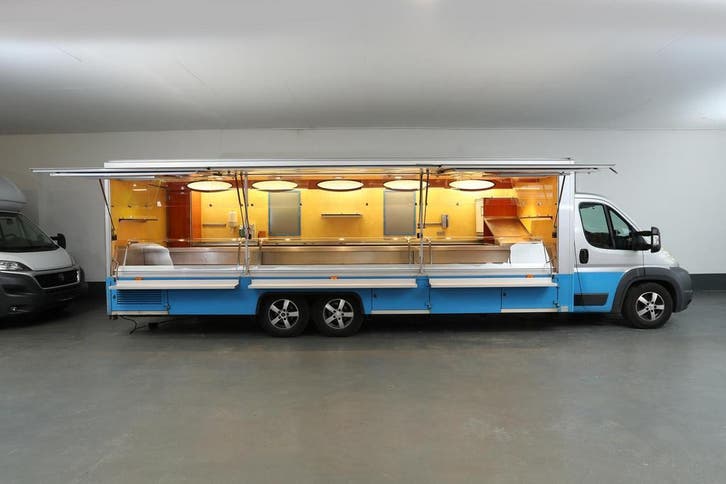 Marktwagen Borco Tamhart voor delicatessen en vis ref 60159, Articles professionnels, Stock & Retail | Voitures
