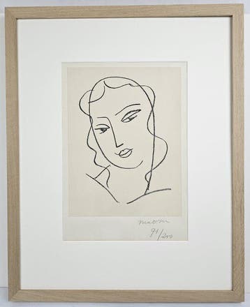 Henri Matisse (1869-1954) - Étude pour la Vierge, Antiquités & Art