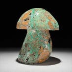 Pas de prix de réserve - Champignons verts en smithsonite, Antiquités & Art