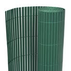 vidaXL Tuinafscheiding dubbelzijdig 90x500 cm PVC groen, Tuin en Terras, Verzenden, Nieuw