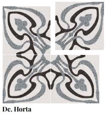 Hortie 22.3x22.3 Decor / Design Tegel ( Keramisch ) /, Doe-het-zelf en Bouw, Tegels, Ophalen of Verzenden