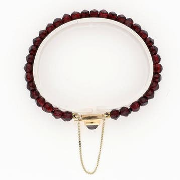 Armband - 14 karaat Roségoud - Granaat, Bijoux, Sacs & Beauté, Bracelets