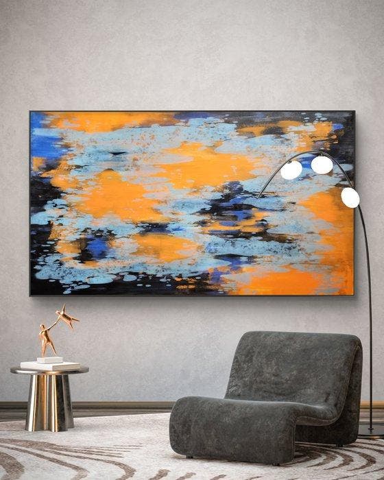 TeVasq - Drift - XL, Antiek en Kunst, Kunst | Schilderijen | Modern
