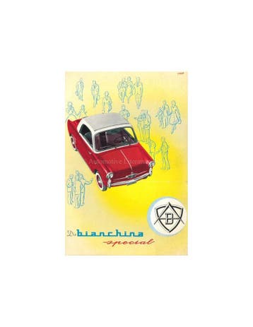 196? AUTOBIANCHI BIANCHINA SPECIAL BROCHURE DUITS