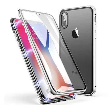 iPhone XS Max Magnetisch 360° Hoesje met Tempered Glass -, Verzenden, Nieuw