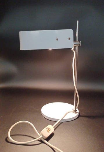Bureaulamp (2) - Staal - Lamp + Wandlamp