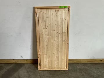 Veiling - 10x Vuren dichte deur met kozijn 76x154 cm, Nieuw