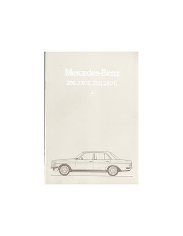 1983 MERCEDES BENZ E KLASSE BROCHURE DUITS, Nieuw