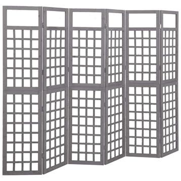 vidaXL Kamerscherm/trellis met 6 panelen 242,5x180 cm, Verzenden